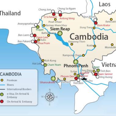 Cambodia Border Crossing