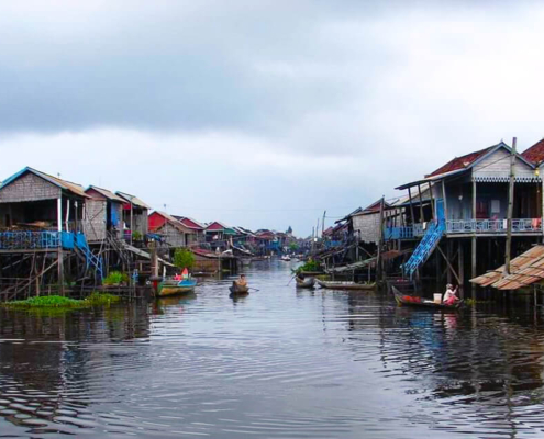 Kompong Khleang Stilt Houses