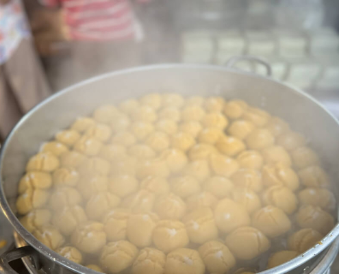 Steam Rice Cake at Preah Dak