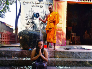 Cambodia Water Blessing
