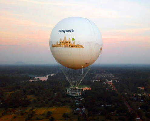 Angkor Balloon Sunrise