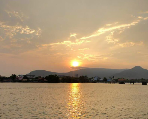 Kampot River Sunset