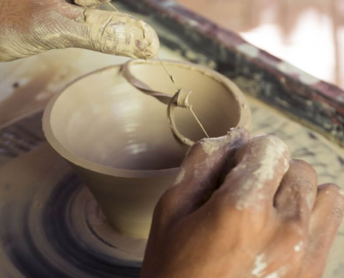 Khmer Ceramics Pottery Wheel Class