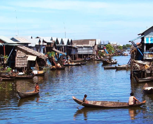 Kompong Khleang floating Village