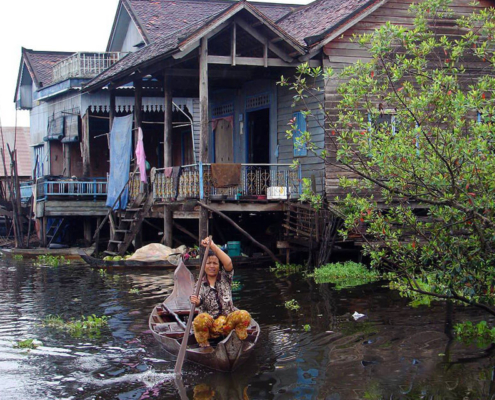 Kompong Khleang floating Village