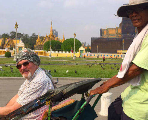 Phnom Penh Cyclo (rickshaw) Ride