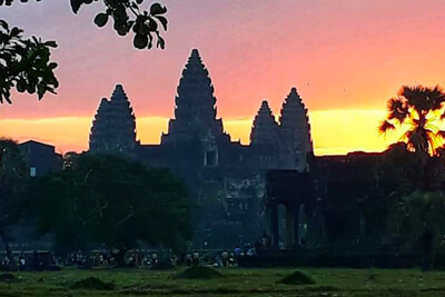 Sunrise at Angkor Wat Temple