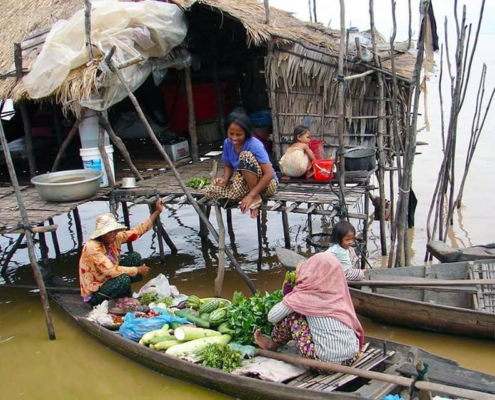 Tonle Sap Floating village