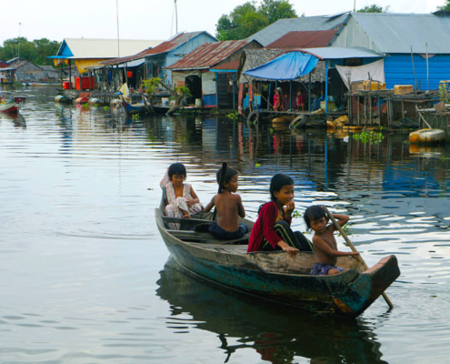 Tonle Sap Floating village