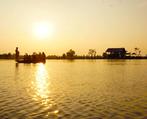 Tonle Sap Lake Sunset