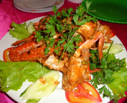 Fried Crabs with Kampot Pepper