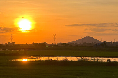 Siem Reap Countryside sunset