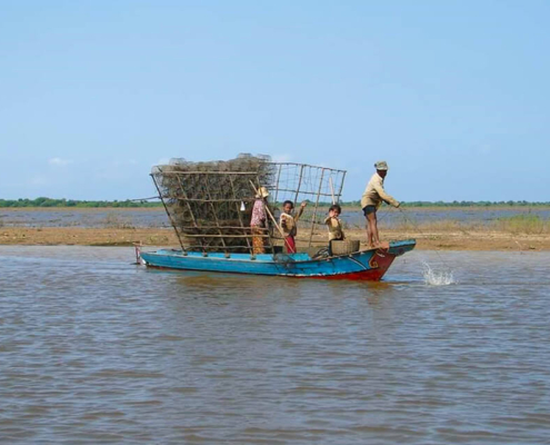 Tonle Sap floating village