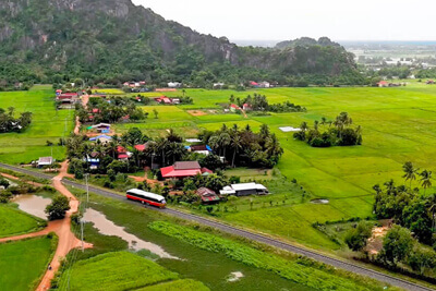 Cambodia tour with train to Kampot
